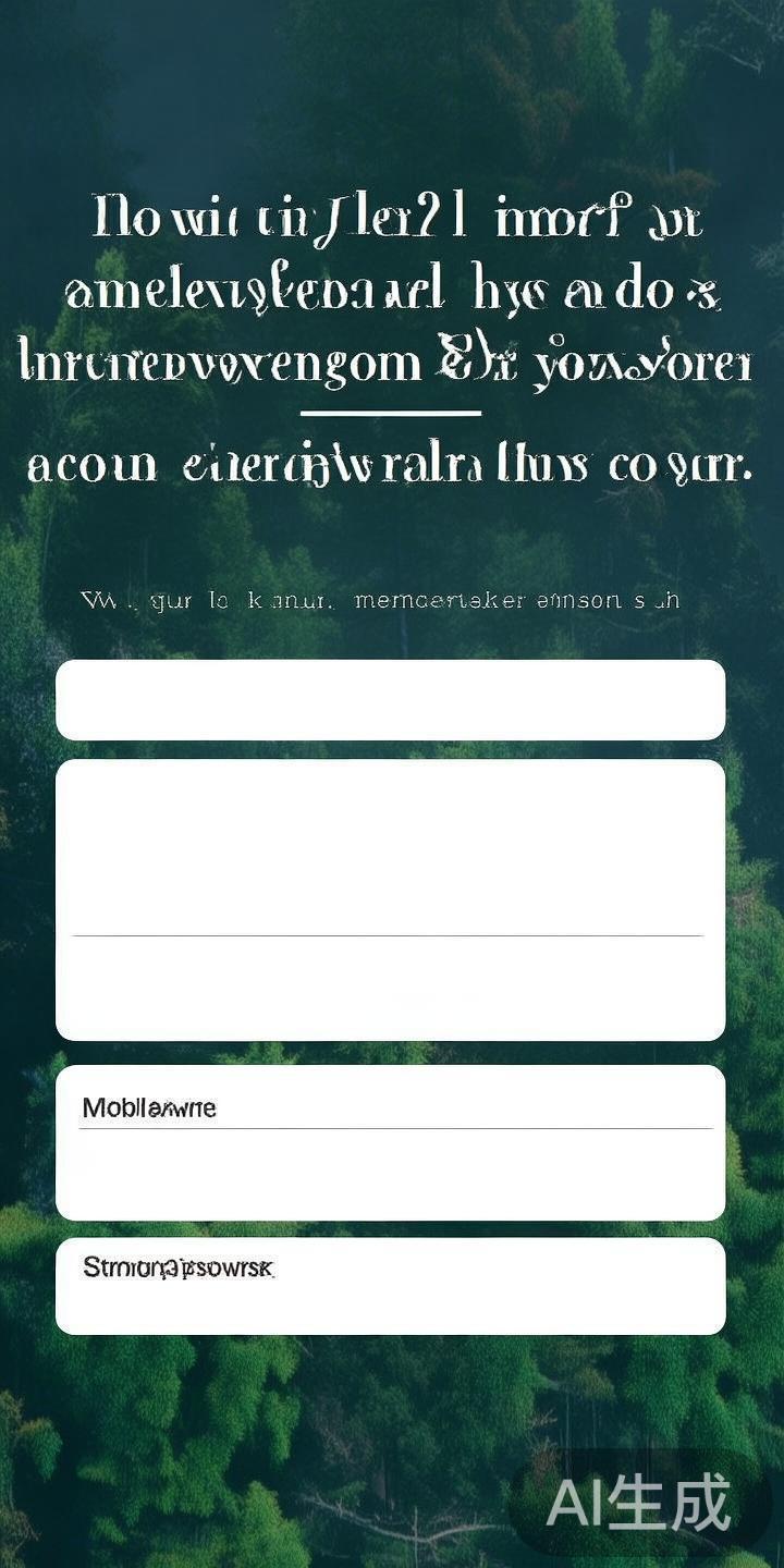 填写注册信息
完成访问后，用户应根据页面指示填写